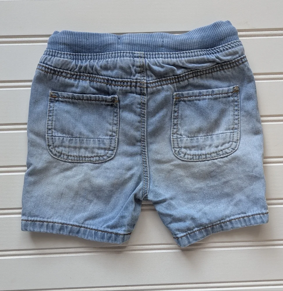 Zara Kids Light Blue Denim Shorts - Picture 3 of 3